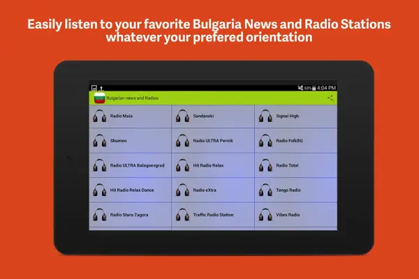 Bulgarian news and Radios android App screenshot 1